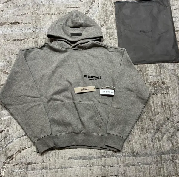 Essential Dark Oatmeal Fear of God Hoodie and sweatpants X small - Image 4