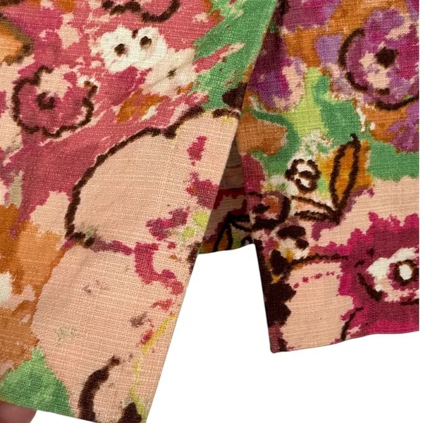 J.Crew Womens Watercolor Floral Pencil Skirt Cotton‎ Sz 6 Preppy Feminine Office - Image 9