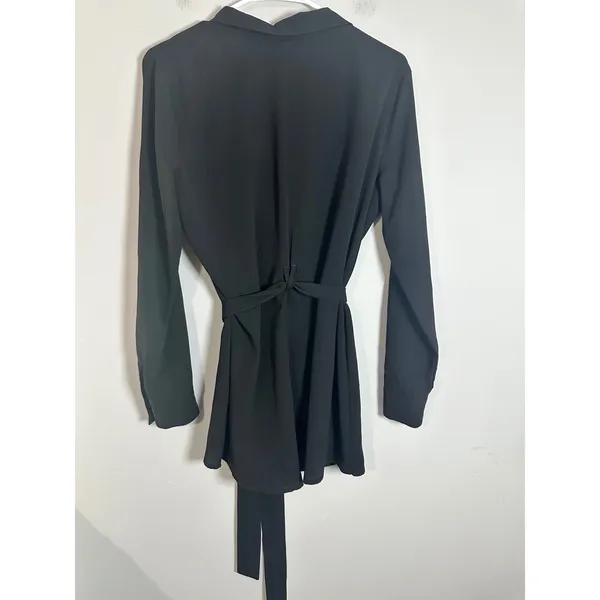 The‎ Fifth Label Face To Face Romper Black Blazer Style Long Sleeve Tie Waist S - Image 6