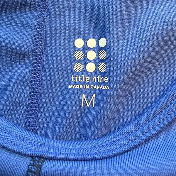 TITLE NINE Royal Blue Dream Dress M Gold Active Athleisure - Image 7