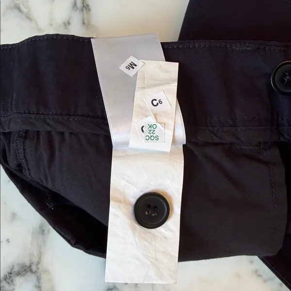 NWOT Quince Black Organic Cotton Stretch Chino Shorts sz 2 Women's 4" Inseam - Image 8