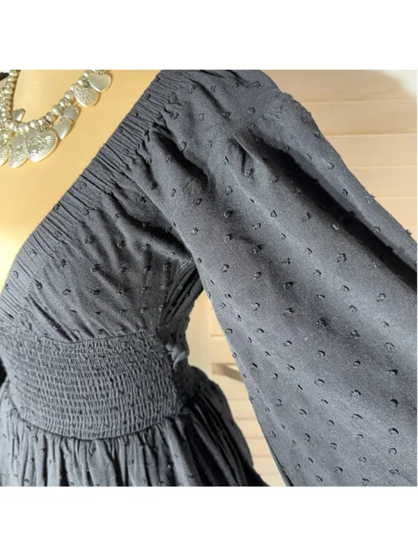 Princess Polly tiered babydoll dress romper ballooned sleeve boho whimsigoth XS - Image 7
