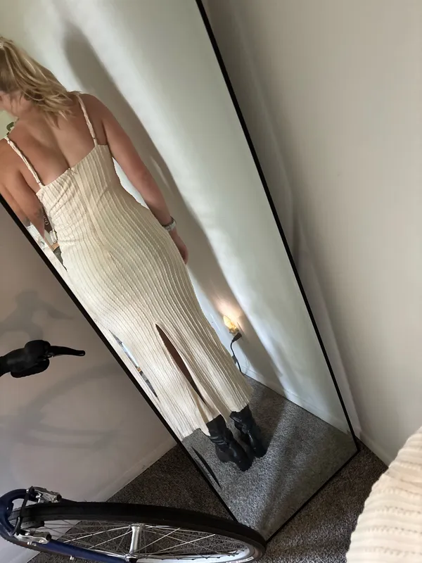 Princess Polly Cream Maxi Dress - Image 2