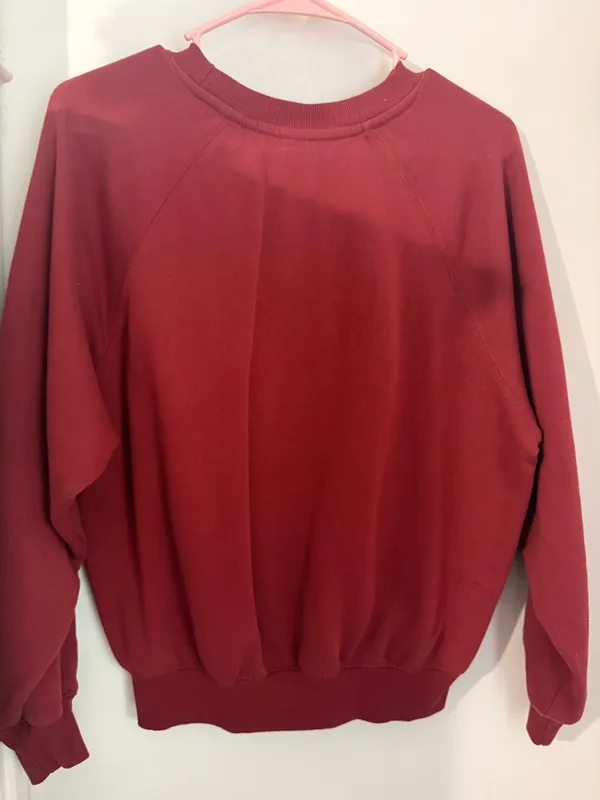 Burgundy Dr Pepper sweatshirt Red Size M - Image 2