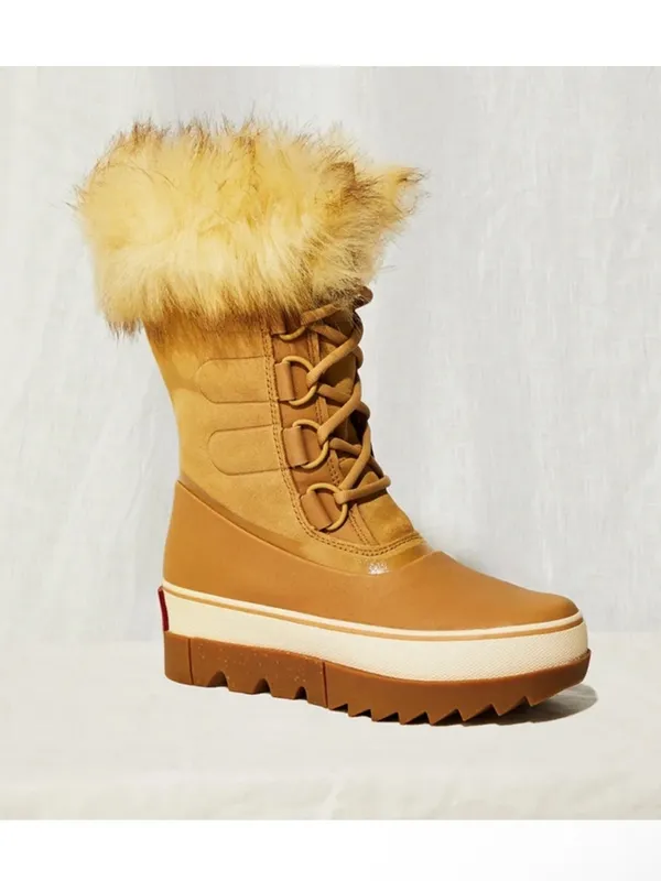 Sorel Joan of Arctic Next Faux Fur Boots in Curry - Image 14