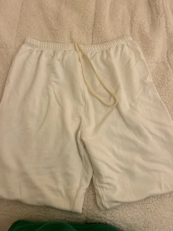 cream sweatpants - Image 2