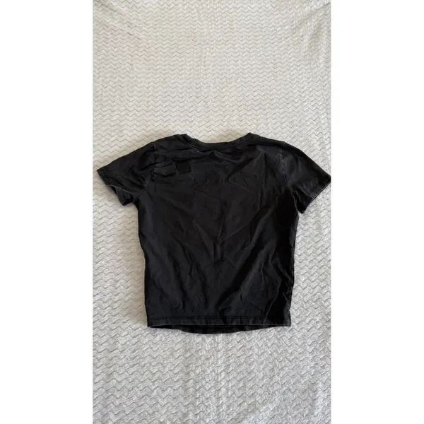 Hollister Womens Black Celestial Sun Moon Graphic Tee Shirt Small Art Nouveau - Image 2