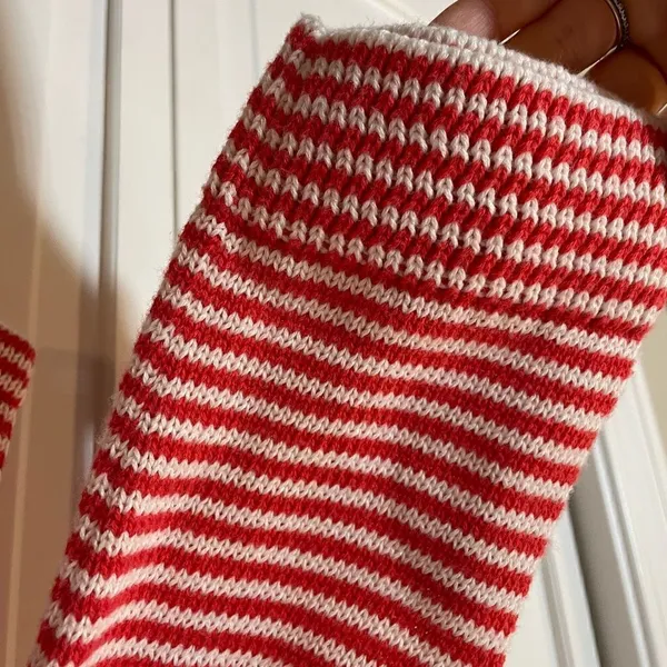 🚨 SALE ‼️ Tucker + Tate cropped striped knit sweater - Image 5