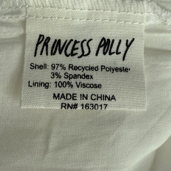 Princess Polly Laurie Corset Mini Dress White Sz 2 - Image 12