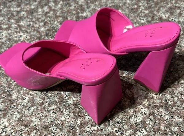 A New Day Pink Platform Heels - Image 8