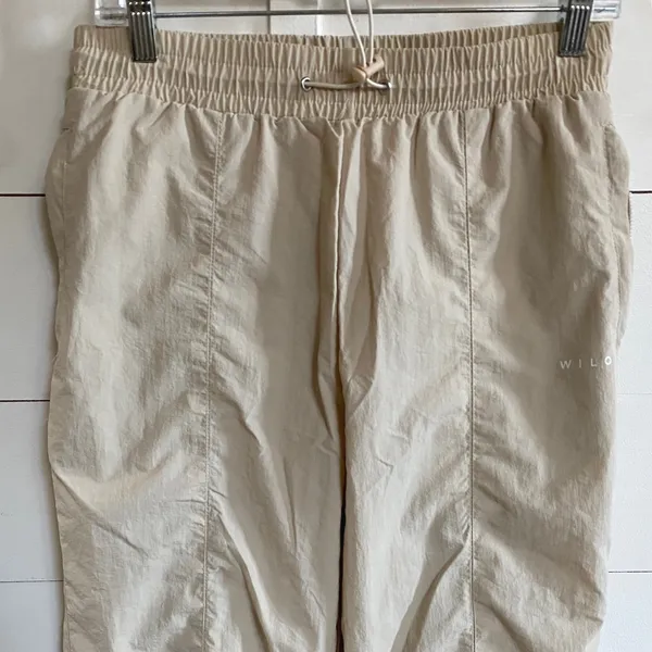 WILO THE LABEL Parachute‎ Pant Clay Beige Nylon Mesh Lined Joggers WL-323-04-M - Image 10
