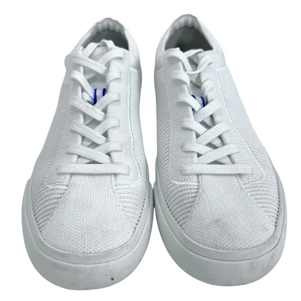 Rothy’s The Lace Up Sneaker Bright White - Image 11