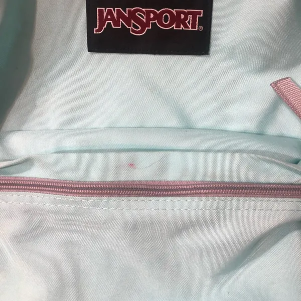 jansport | light blue backpack book bag - Image 3