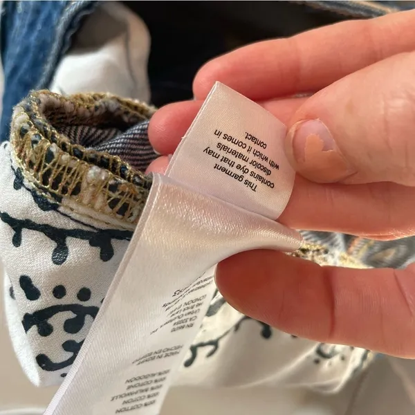 Free People We the Free Blue Flare Women's Jeans Minimalist Boho Work Waist 27” - Image 8