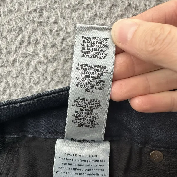Good American Good Waist Crop Skinny‎ Jeans Stretch Preppy Women's 8/29 x 27 - Image 5