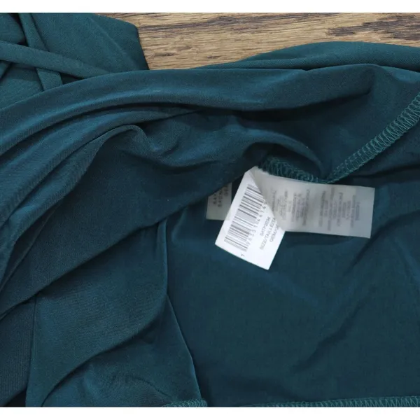 NWT Siena Womens Sleeveless Cowlneck Bodycon Dress SATP2034 Gem Blue Green 4 - Image 9