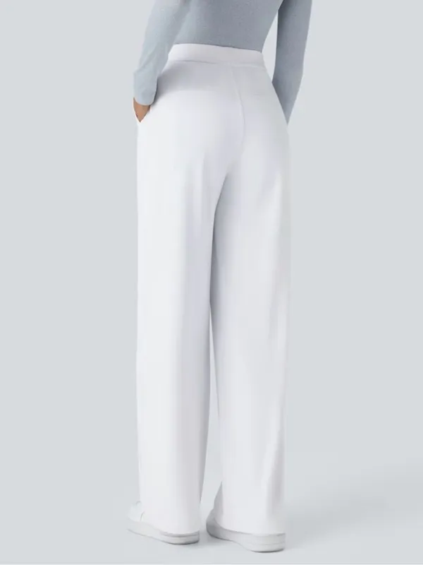 Halara Flex DayStretch High Waisted Pocket Straight Leg Work Pants size medium - Image 2