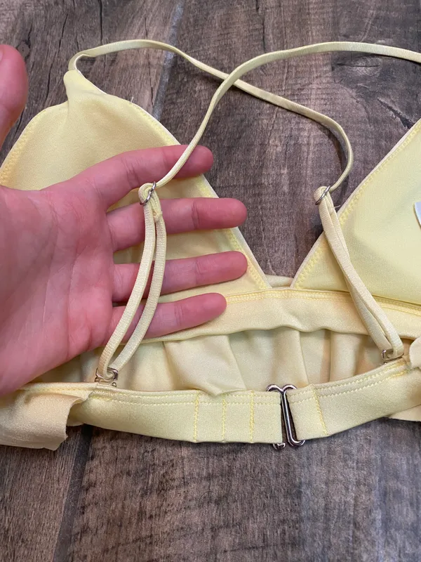 H&M Yellow Triangle Bikini Top - Image 10