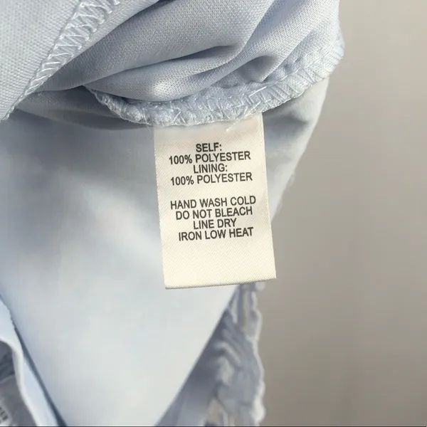 NWT Lulus Love Poem Lace Mini Dress in Light Blue Size Large‎ - Image 7