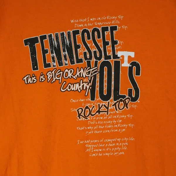Anvil Tennessee Volunteers T-Shirt Womens 2XL Big Orange Country‎ Rocky Top - Image 3