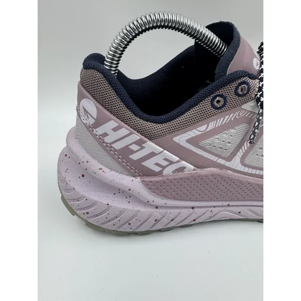 Hi-Tec Women Trail Shoe Athletic 7.5 Breathable Mesh, Lace Up, Lilac, Purple - Image 7