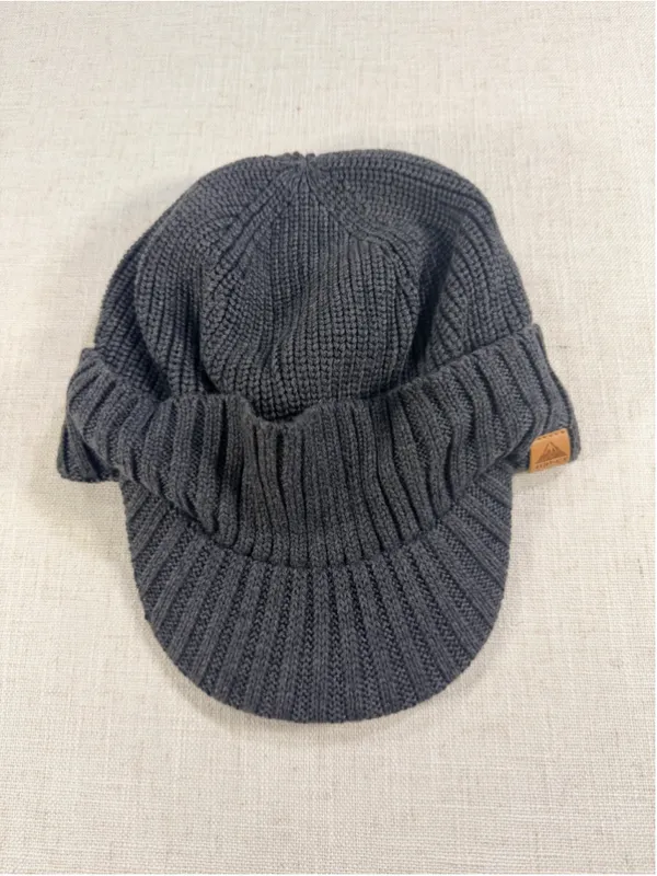 TOP-EX Merino Wool Waterproof Visor Beanie Hat Brim Dark Grey XL/XXL NWT - Image 2