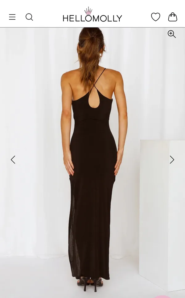 Hello Molly Black Maxi Dress - Image 4