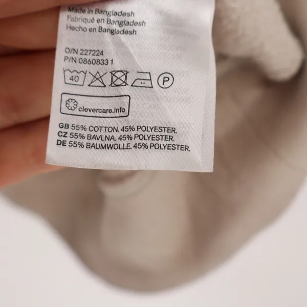 H&M Divided Oversized Crewneck Sweatshirt Tan Beige XL - Image 3