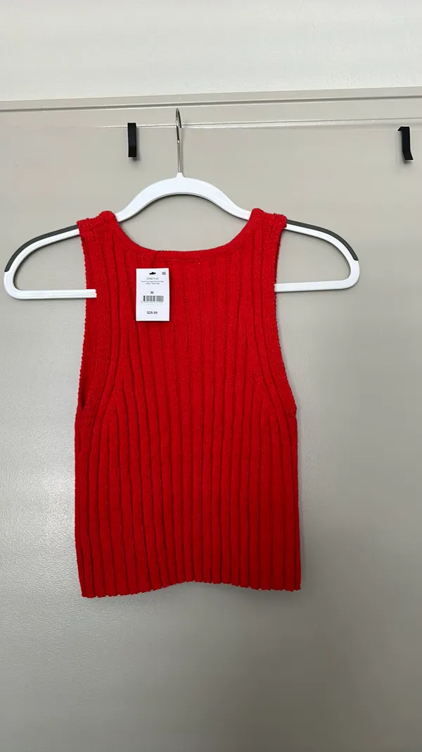 Cotton On Red Tank - Image 2