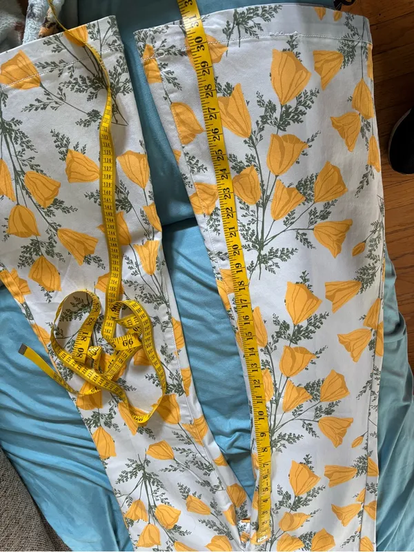 We The Free Yellow Floral Boot Cut Pants - Image 10