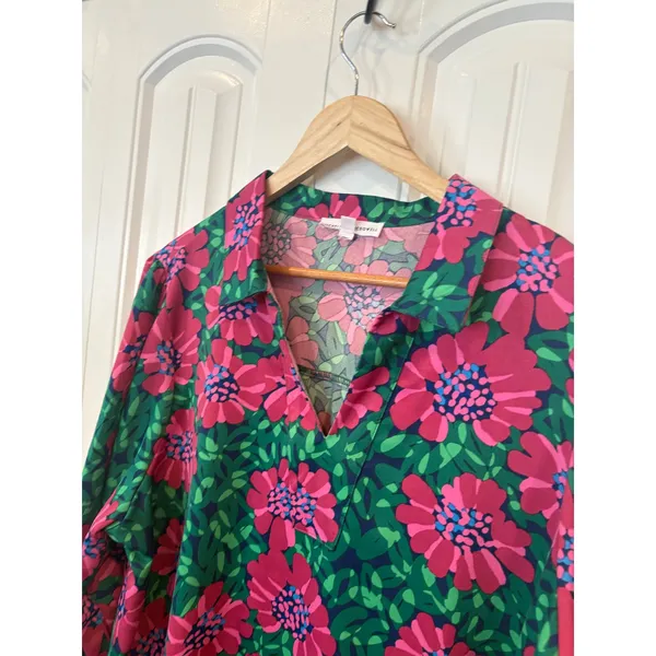 Michelle McDowell‎ Pink Floral Dress Size 1X - Image 3