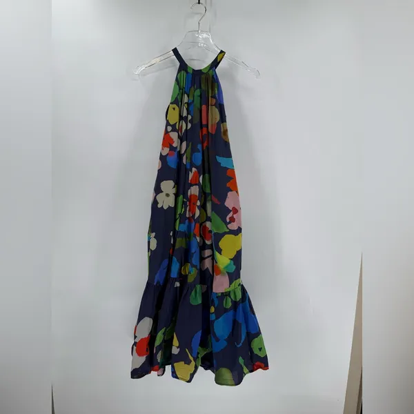 Anthropologie WHIT TWO Floral Halter Midi Dress‎ size xs - Image 4