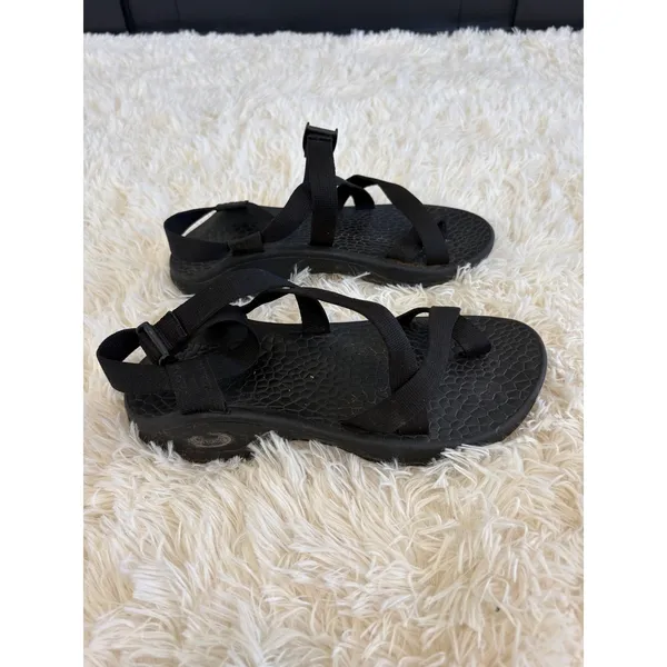 Chacos ZX/2 Classic Black Sport Sandals Women's Strappy Toe Loop Outdoor - Image 4