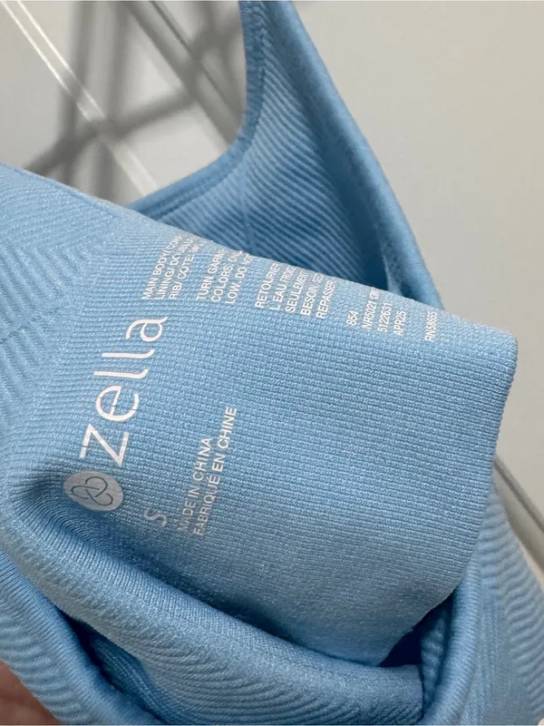 Zella Light Blue Strappy Sports Bralette - Image 3