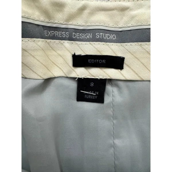 Express Design Studio, Gray Editor Skirt, Size 8 - Image 4