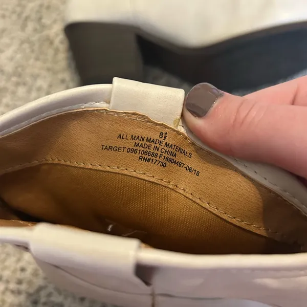 Target Women's Off-White Ankle Booties - Image 5
