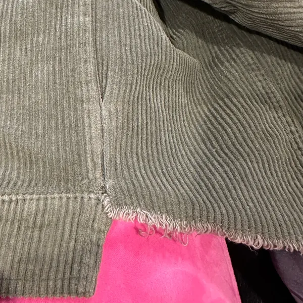 POL Olive Green Goblincore Corduroy Jacket M - Image 10
