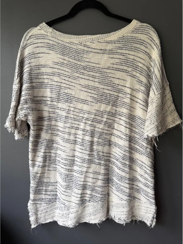 Free People Beach Knit Short Sleeve Top XS - Image 2