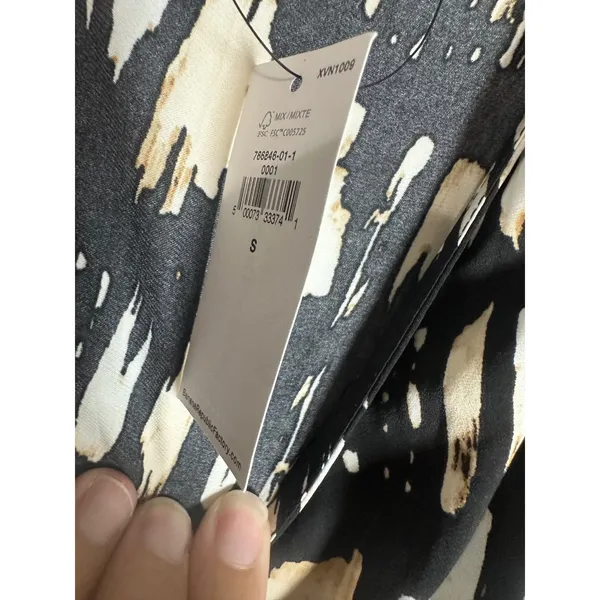 Banana Republic Tie Shoulder‎ Abstract Brushstroke V-Neck Tank Top Size S NWT - Image 5