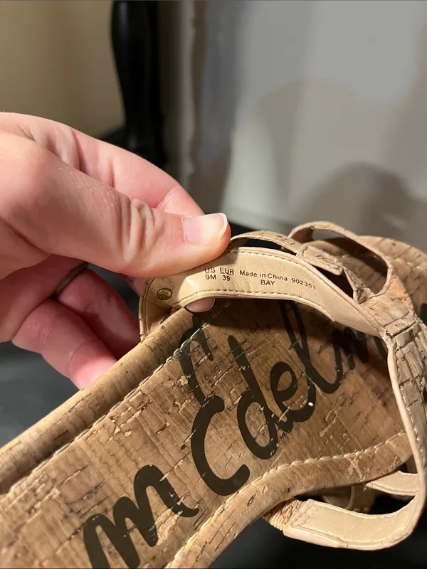 Sam Edelman Bay Slide Cork Sandals Size 9 - Image 3
