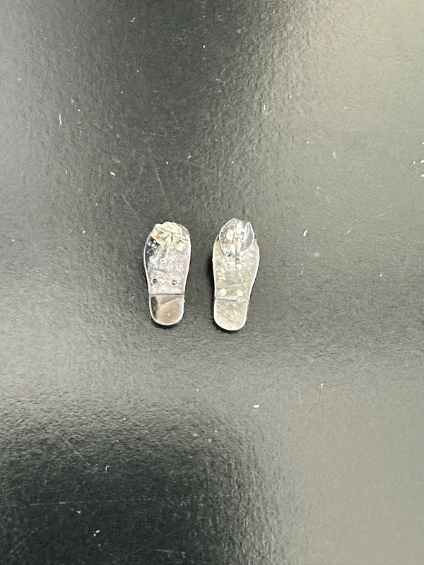 Silver Flip Flop Earrings - Image 2