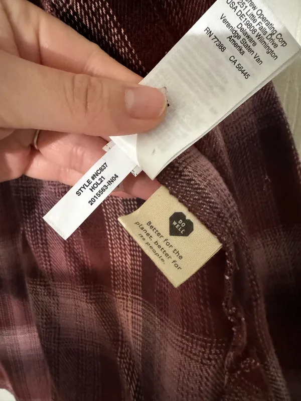 Madewell Oversized Ex-Boyfriend Button Down Flannel - Image 8