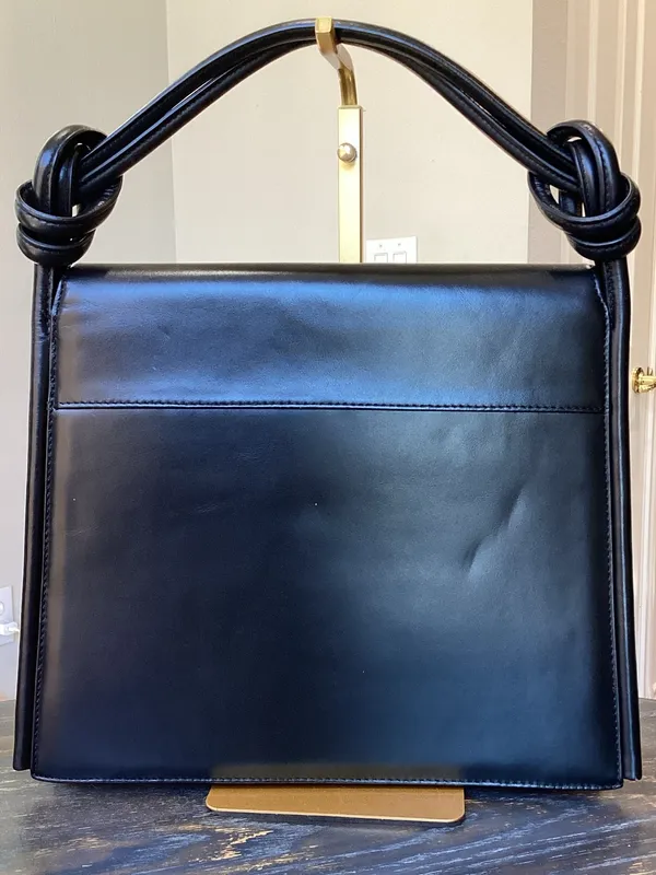 Camrose & Kross black Jaqueline Kennedy reproduction 1960s style handbag - Image 2