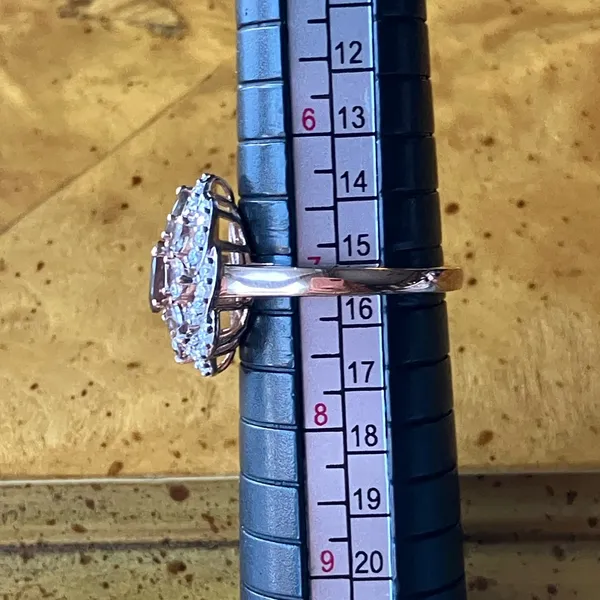 Color Changing Garnet Moissanite Sterling Silver Ring Size 7 Brown - Image 9