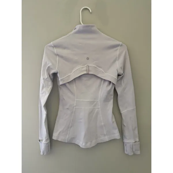 Lululemon Define Jacket Womens Size 2 Light Purple Full Zip Thumbholes - Image 11