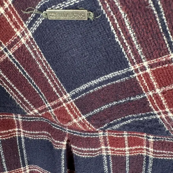 Billabong‎ Plaid Flannel Skater Style Streetwear Medium - Image 3