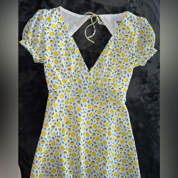 Princess Polly Kacey Mini Dress in Yellow Multi Size 2 - Image 10