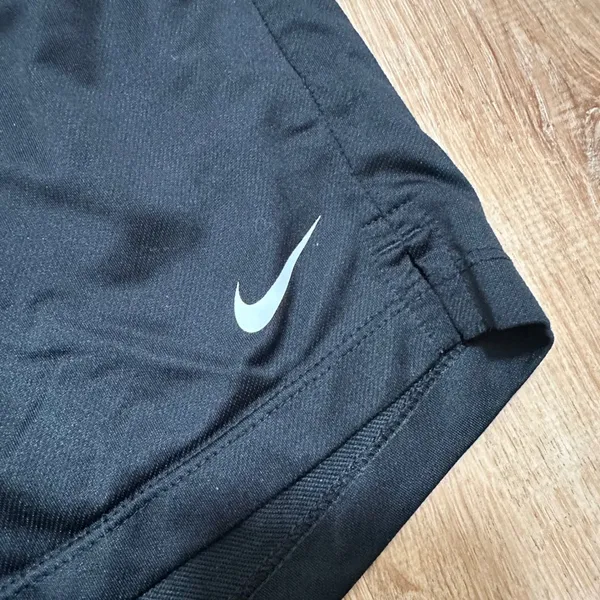 Nike | Woman's Black Dri-FIT Athletic Running Shorts Small Drawstring Pockets, S - Image 3