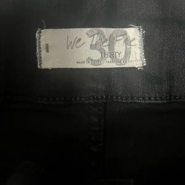 Free People We the Free Flare Jeans Black Size 30 - Image 7
