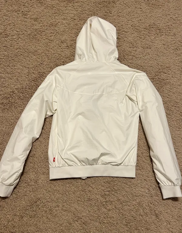 Nike Windrunner Jacket Zip-Up Hoodie White - Image 5